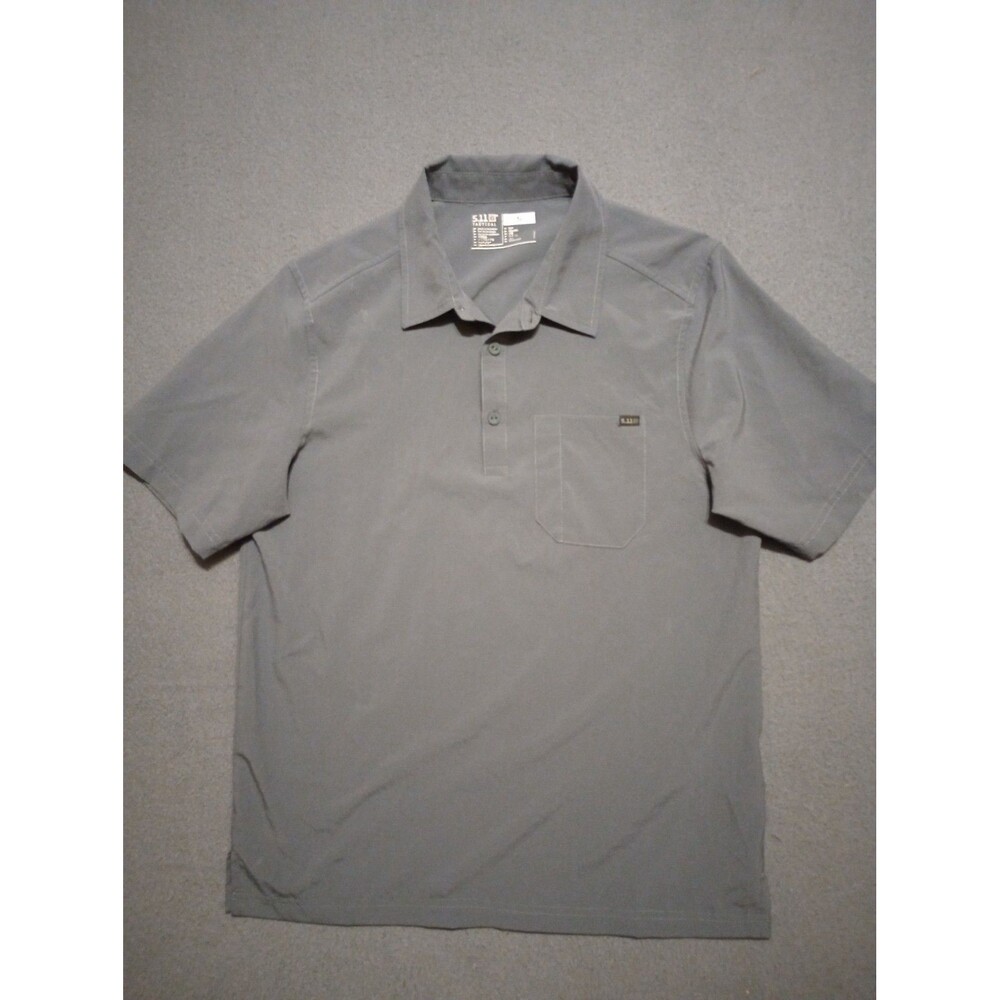 5.11 Tactical Mens Small Performance Polo Shirt Dark Gray Short Sleeve